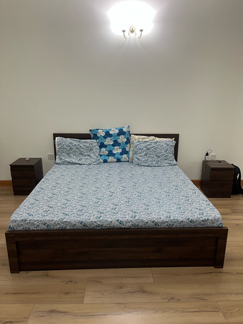 Manama, Furniture, BHD 45,  Wooden Bed And Side Table