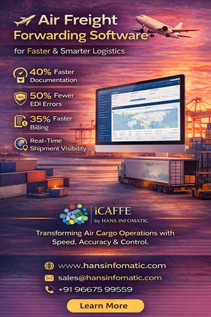 Mumbai, Logistics, Advanced Air Freight Forwarding Software For Modern Logistics Companies