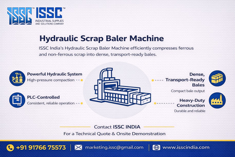 Mumbai, Machinery, Hydraulic Scrap Baler Machine