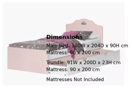 Khobar, Furniture, SAR 850,  Kids Bedroom Set | Trundle Bed | Wardrobe | Desk | Chair