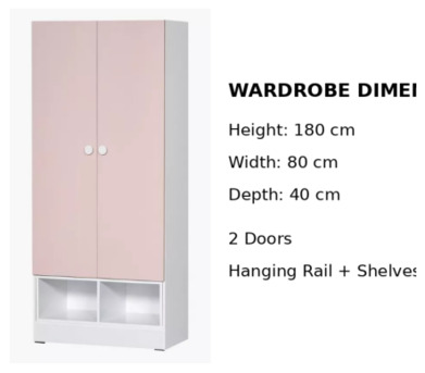 Khobar, Furniture, SAR 850,  Kids Bedroom Set | Trundle Bed | Wardrobe | Desk | Chair