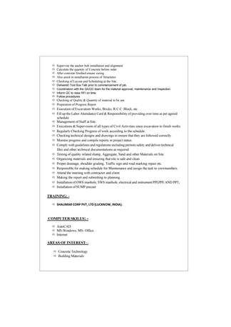 Jubail, Job Seekers, Civil Engineer/supervisor