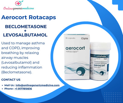 New York, Health, Buy Aerocort Rotacaps (Beclometasone + Levosalbutamol)|Dipropionate + Sulphate Rotacaps