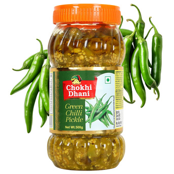 Jaipur, Food, INR 105,  Buy Green Chilli Pickle Online At Chokhi Dhani Foods