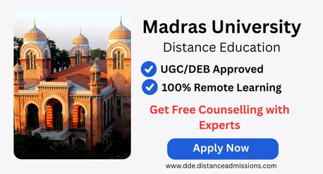 Mumbai, Lessons Offered, Madras University Distance Education 2026 Admission Apply Now