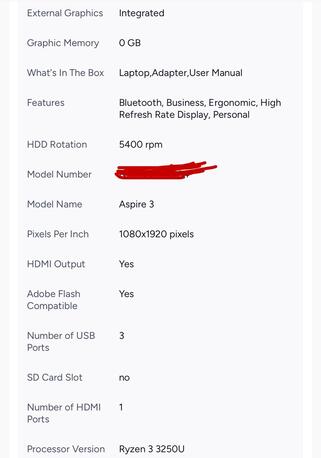 Al Marwah, Electronics, SAR 650,  Laptop Acer