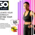 Go Sport Discount Code: Get Extra 10% Off + Free Delivery On Orders Above AED 250