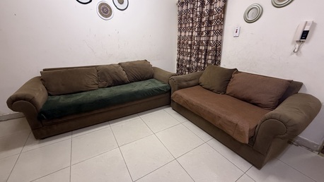 Jubail, Furniture, SAR 250,  5-Seater Sofa Set For Sale &ndash; Good Condition