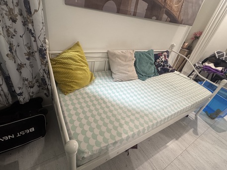 Riyadh, Furniture, SAR 800,  Single Kids Metal Bed From Home Box