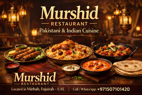 Fujairah, Restaurants, Murshid Restaurant &ndash; Authentic Pakistani & Indian Cuisine In Fujairah +971 50 7101420