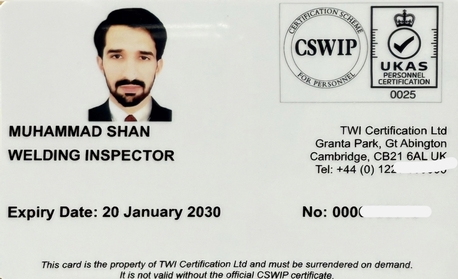 Jubail, Job Seekers, Welding QC Inspector | CSWIP 3.1 | NDT Level II