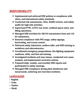 Riyadh, Job Seekers, Safety Officer