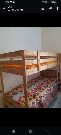 Azizia, Furniture, SAR 600,  Adult Ikea Bunk Bed 600 SAR
