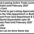 Active Leasing And Sub Leasing Trade License For SaLe