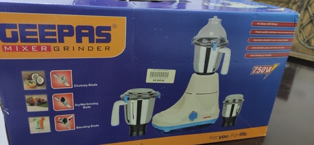 Jubail, Appliances, SAR 130,  3 Steel Jar Mixer Grinder Geepas