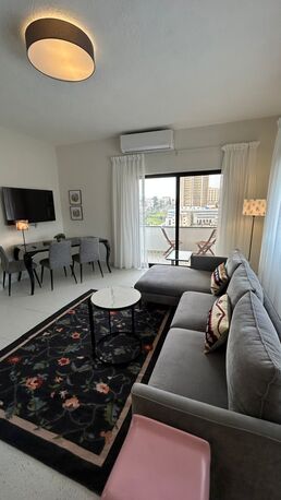 Amman, Apartments/Houses, JOD 8400/year,  Furnished,  2 BR,  Fully Furnished Two Bedroom Apartment With Baconly In Jabal Webdeh 00962777688956