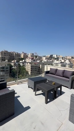 Abdoun, Apartments/Houses, JOD 14000/year,  Furnished,  2 BR,  Roof Top Fully Furnished 2B Apart With Big Terrace In Abdoun 00962777688956