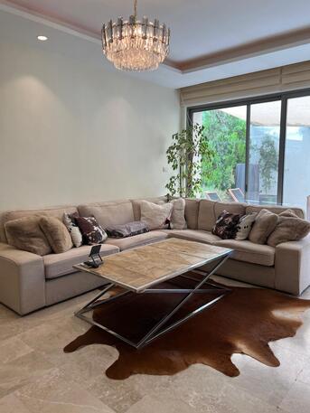 Abdoun, Apartments/Houses, JOD 19000/year,  Furnished,  3 BR,  Ground Fully Furinshed 3B Apart With Big Garden In Abdoun 00962777688956