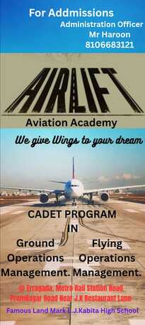 Hyderabad, Training, AirLift Avation Academy