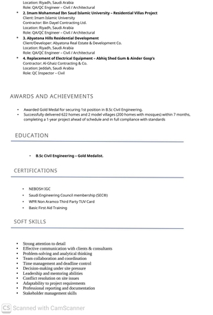 Jeddah, Job Seekers, QAQC ENGINEER CIVIL