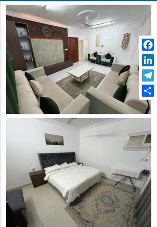 Madinah, Apartments/Houses, SAR 300/day,  4 BR,  200 Sq. Meter,  Fully Furnished 4 Bedroom Apartment In Madinah Near Sayyud Ul Shuhada