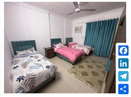 Madinah, Apartments/Houses, SAR 300/day,  4 BR,  200 Sq. Meter,  Fully Furnished 4 Bedroom Apartment In Madinah Near Sayyud Ul Shuhada