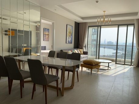 Ho Chi Minh City, Apartments/Houses, Studio,  Large 2 Bedrooms River View For Rent At Diamond Island