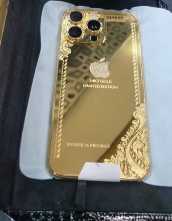 Jeddah, Mobile Phones, SAR 7500,  24kt Gold Plated IPhone 16pro Max 256
