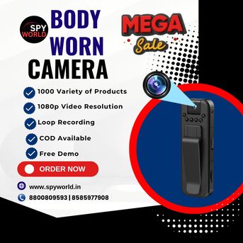New Delhi, Electronics, INR 3600,  Body Worn Spy Camera Dealer In Mumbai &ndash; Top Offers 2026 At Spy World
