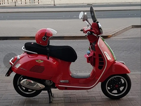 Hamad Town, Motorcycles, BHD 2200,  @@@ For Sale Vespa 2019 GTS300 - Super Sport @@@ - Call 39939003