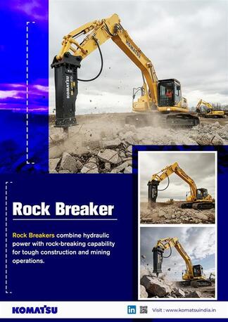 Chennai, Construction, Best Quality Rock Breaker By Komatsu India