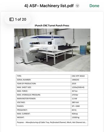Dammam, Industrial Machinery, SAR 350000,  IPunch CNC Machine