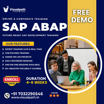 Hyderabad, Education, Top SAP ABAP RAP Training In Hyderabad By Visualpath