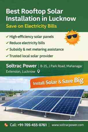 Lucknow, Household, Soltrac Power &ndash;  Solar Panel Installation Company In Lucknow
