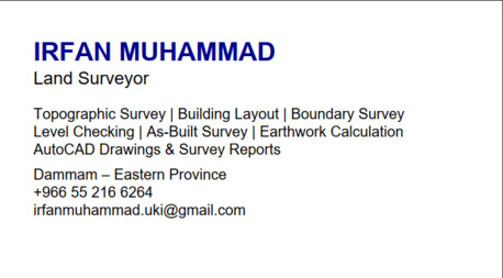 Dammam, Construction, Land Surveyor Available