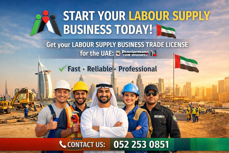 Dubai, Businesses For Sale, Labour Supply Business Trade License Available
