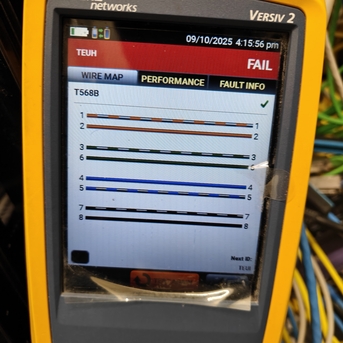 Jeddah, Construction, Fluke Network Cable Testing (CAT6, CAT6A, CAT7)
