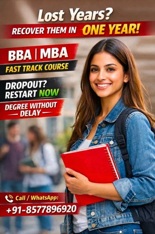 Lucknow, Education, Fast-Track BBA / MBA &ndash; Recover Lost Years In Just One Year