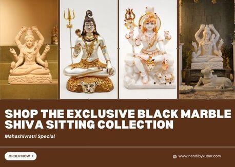 Jaipur, Household Items, INR 50000,  Shop The Exclusive Black Marble Shiva Sitting Collection | Mahashivratri Special