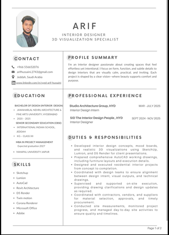 Jeddah, Job Seekers, Revit Architecture / Interior Designer