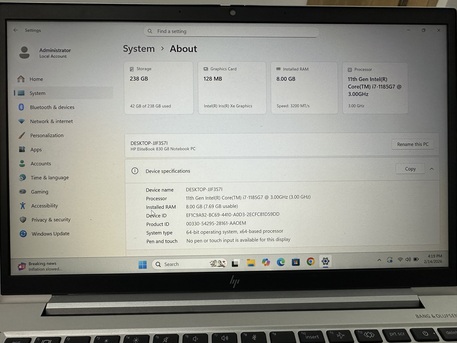 Hara, Computers, SAR 1050,  Hp EliteBook 830 G8 Notebook Laptop