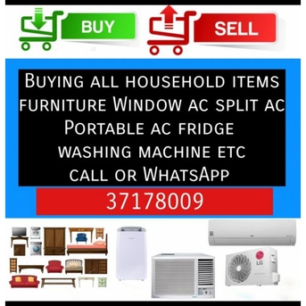 Manama, Items Wanted, 🌏🌐We Buy Used Household Items Ac Fridge Washing Machine Cooking Range Gas Cylinder Etc