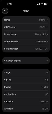 Al Faisaliyah, Mobile Phones, SAR 1800,  FOR SALE: IPhone 14 Pro &ndash; 128GB (Like New Condition)