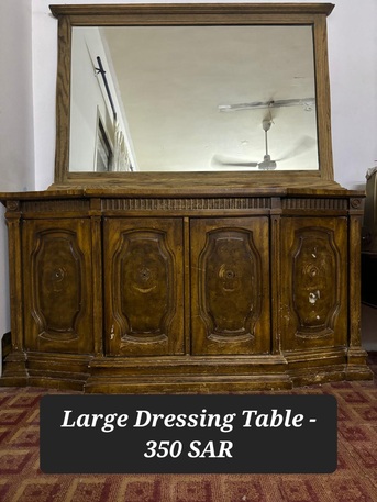 Riyadh, Furniture, Urgent Sale For Dressing Table, Fridge, Microwave, Samsung TV