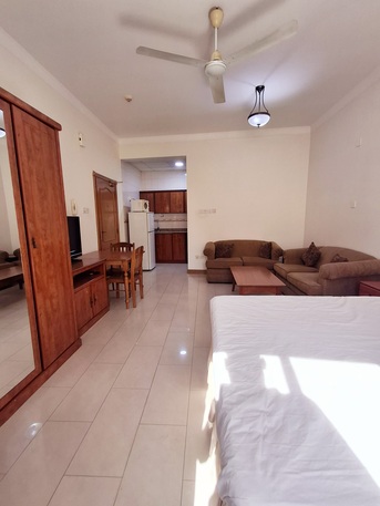 Gudaibiya, Apartments/Houses, BHD 180/month,  Furnished,  Studio,  - Fully Furnished Spacious Studio Flat With Ewa 180 BD In Gudaibiya