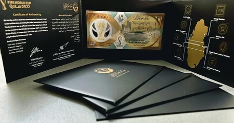 Manama, Collectibles, BHD 12,  Official FIFA Commemorative Bank Notes