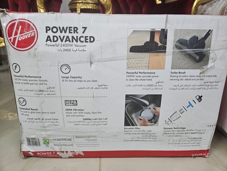 Riyadh, Appliances, SAR 350,  Hoover Power 7 Advanced Vacuum Cleaner 2400W -Brand New (Unused)