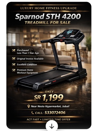 Jubail, Appliances, SAR 1199,  Almost New Sparnod STH 4200 With Massager For Sale