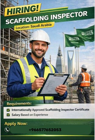 Riyadh, Jobs, Scaffolding Inspector