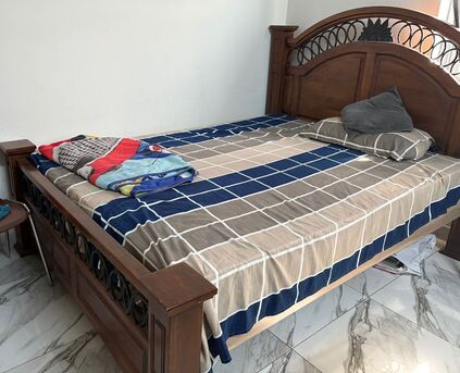 Manama, Furniture, BHD 80,  BED & MATTRESS 200 X 180 FOR SALE